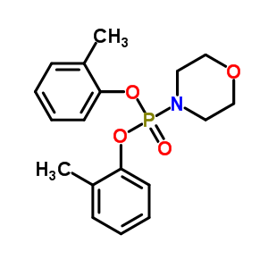 吗啉磷酸二邻甲苯酯结构式_64039-15-2结构式