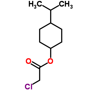 4-异丙基氯乙酸环己酯结构式_64046-45-3结构式