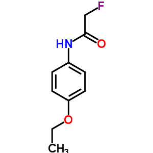 4-乙氧基-2-氟乙酰苯胺结构式_64046-57-7结构式