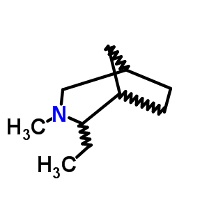 2-乙基-3-甲基-3-氮杂双环[3.2.1]辛烷结构式_64048-82-4结构式