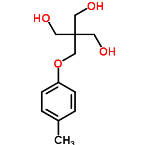 2-(羟基甲基)-2-(对甲苯氧基甲基)-1,3-丙二醇结构式_64049-38-3结构式
