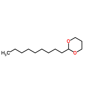 2-壬基-1,3-二噁烷结构式_6413-70-3结构式