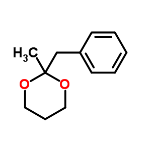 2-甲基-2-(苯基甲基)-1,3-二噁烷结构式_6413-86-1结构式