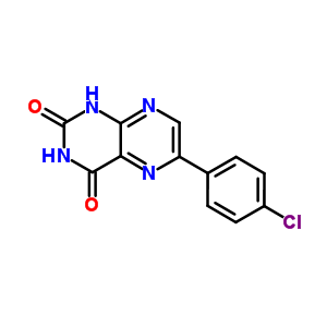 2,4(1H,3h)-pteridinedione,6-(4-chlorophenyl)-Structure,64233-23-4Structure 2,4(1H,3h)-pteridinedione,6-(4-chlorophenyl)- Structure,64233-23-4Structure