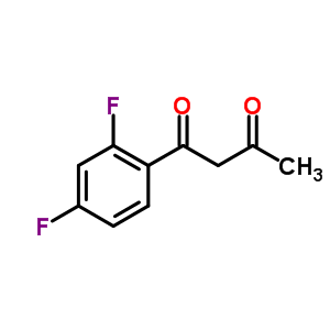 1-(2,4-二氟苯基)-1,3-丁二酮结构式_64287-17-8结构式