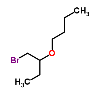 1-(溴甲基)丙基丁醚结构式_64343-07-3结构式