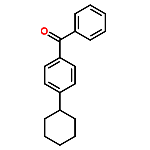 (4-环己基苯基)苯基-甲酮结构式_64357-69-3结构式