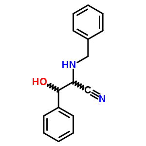 b-羟基-a-[(苯基甲基)氨基]-苯丙腈结构式_64399-69-5结构式