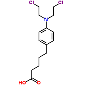 4-[双(2-氯乙基)氨基]-苯戊酸结构式_64508-90-3结构式