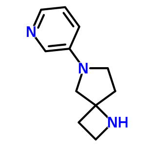 6-(吡啶-3-基)-1,6-二氮杂螺[3.4]辛烷结构式_646056-62-4结构式