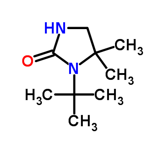 1-(1,1-二甲基乙基)-5,5-二甲基-2-咪唑啉酮结构式_64942-56-9结构式