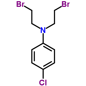 N,N-双(2-溴乙基)-4-氯-苯胺结构式_64977-12-4结构式