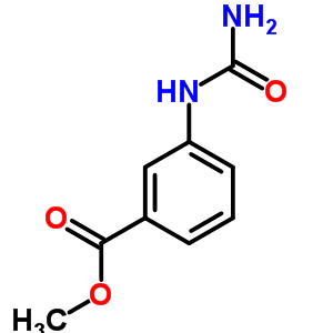 3-[(氨基羰基)氨基]苯甲酸甲酯结构式_65081-75-6结构式