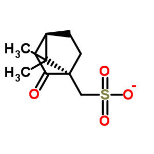 (S)-2-(哌啶-2-基)乙醇((1S,4R)-7,7-二甲基-2-氧代双环[2.2.1]-1-庚基)甲烷磺酸盐结构式_652144-68-8结构式