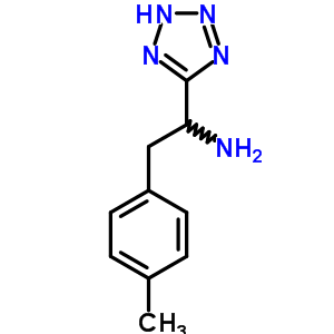 a-[(4-甲基苯基)甲基]-2H-四唑-5-甲胺结构式_65228-33-3结构式