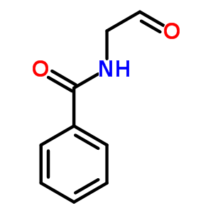 (9ci)-n-(2-氧代乙基)-苯甲酰胺结构式_6542-76-3结构式