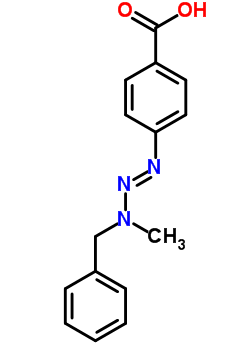 4-(苄基-甲基-氨基)二氮杂烯苯甲酸结构式_65587-38-4结构式