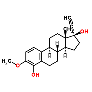 4-羟基炔雌醇甲醚结构式_65694-22-6结构式