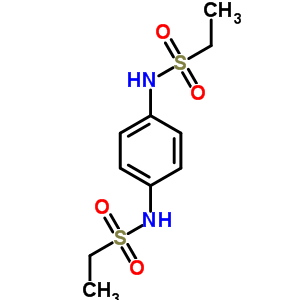 N-[4-(乙基磺酰基氨基)苯基]乙烷磺酰胺结构式_65749-31-7结构式