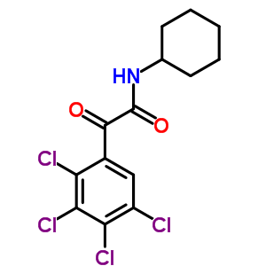 2,3,4,5-四氯-n-环己基-a-氧代-苯乙酰胺结构式_65983-53-1结构式