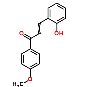 3-(2-羟基苯基)-1-(4-甲氧基苯基)-2-丙烯-1-酮结构式_6607-92-7结构式