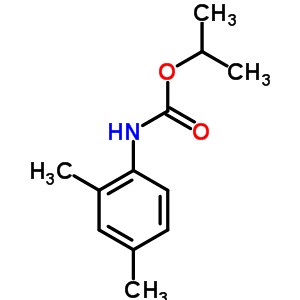 丙烷-2-基 N-(2,4-二甲基苯基)氨基甲酸酯结构式_6622-37-3结构式