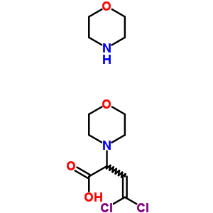 4,4-二氯-2-吗啉-4-基-丁3-烯酸结构式_6625-03-2结构式