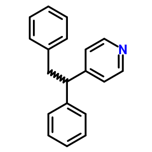 4-(1,2-Diphenylethyl)pyridineStructure,6634-61-3Structure 4-(1,2-Diphenylethyl)pyridine Structure,6634-61-3Structure