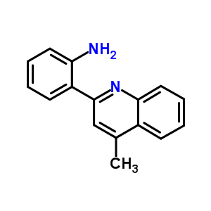 2-(4-甲基喹啉-2-基)苯胺结构式_6637-33-8结构式