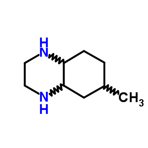 (9ci)-十氢-6-甲基-喹噁啉结构式_6639-84-5结构式