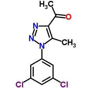 1-[1-(3,5-二氯苯基)-5-甲基-1H-1,2,3-噻唑-4-基]-1-乙酮结构式_667865-24-9结构式