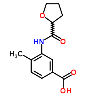 (9ci)-4-甲基-3-[[(四氢-2-呋喃)羰基]氨基]-苯甲酸结构式_669704-14-7结构式