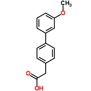 (3-甲氧基-联苯-4-基)-乙酸结构式_669713-73-9结构式