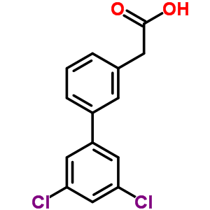 (3,5-二氯联苯-3-基)-乙酸结构式_669713-80-8结构式