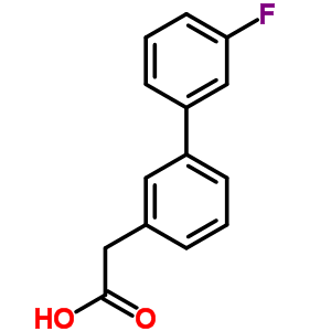 (3-氟-联苯-3-基)-乙酸结构式_669713-86-4结构式