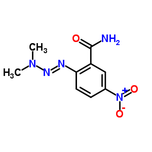 2-(3,3-二甲基-1-三氮杂烯)-5-硝基-苯甲酰胺结构式_66974-96-7结构式