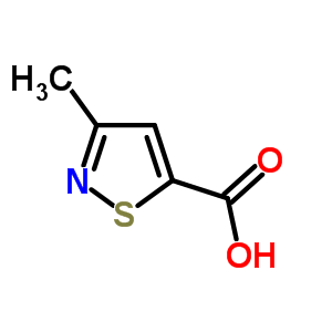 3-甲基-5-异噻唑羧酸结构式_66975-83-5结构式