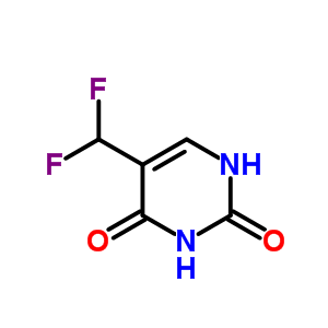 5-(二氟甲基)-1H-嘧啶-2,4-二酮结构式_670-19-9结构式