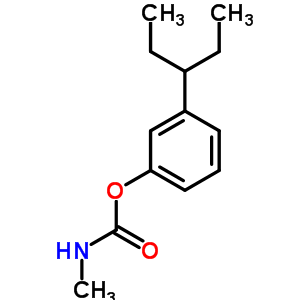 3-(1-乙基丙基)苯基氨基甲酸甲酯结构式_672-04-8结构式