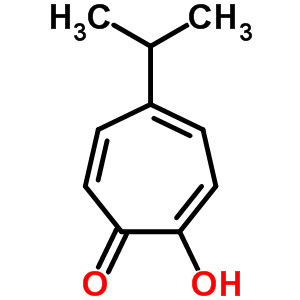 2-羟基-5-异丙基-2,4,6-环庚三烯-1-酮结构式_672-76-4结构式