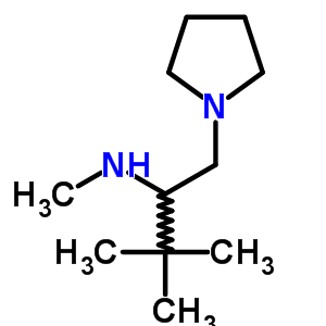 (2,2-二甲基-1-吡咯烷-1-甲基丙基)-甲胺结构式_672310-03-1结构式