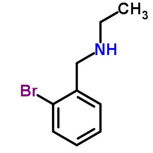 (2-溴-苄基)-乙基-胺结构式_67342-74-9结构式