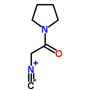 2-异氰基-1-(1-吡咯烷)乙酮结构式_67434-30-4结构式