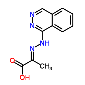 肼苯哒嗪丙酮酸腙结构式_67536-13-4结构式