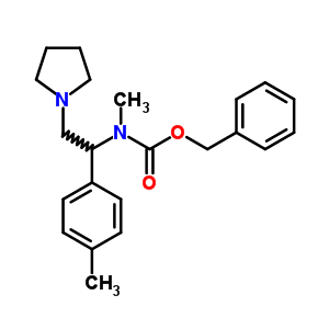 1-吡咯烷-2-(4-甲基苯基)-2-(n-cbz-n-甲基)氨基乙烷结构式_675602-72-9结构式
