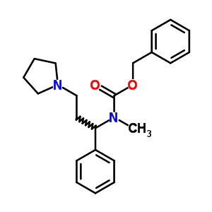 1-吡咯烷-3-苯基-3-(n-cbz-N-甲基)氨基乙烷结构式_675602-83-2结构式