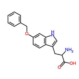 6-(苯基甲氧基)-色氨酸结构式_67607-63-0结构式