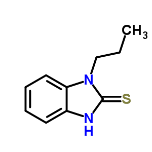 (9ci)-1,3-二氢-1-丙基-2H-苯并咪唑-2-硫酮结构式_67624-25-3结构式