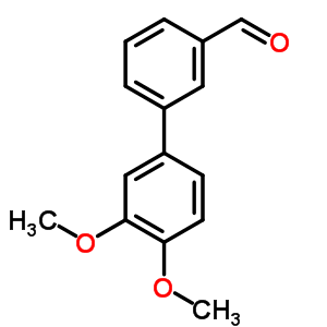 3,4-二甲氧基联苯-3-甲醛结构式_676348-36-0结构式
