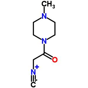 2-异氰基-1-(4-甲基-1-哌嗪)乙酮结构式_67685-95-4结构式
